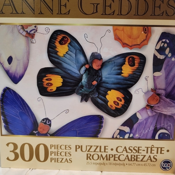 Anne Geddes butterfly puzzle 300 piece NWT - Picture 3 of 6